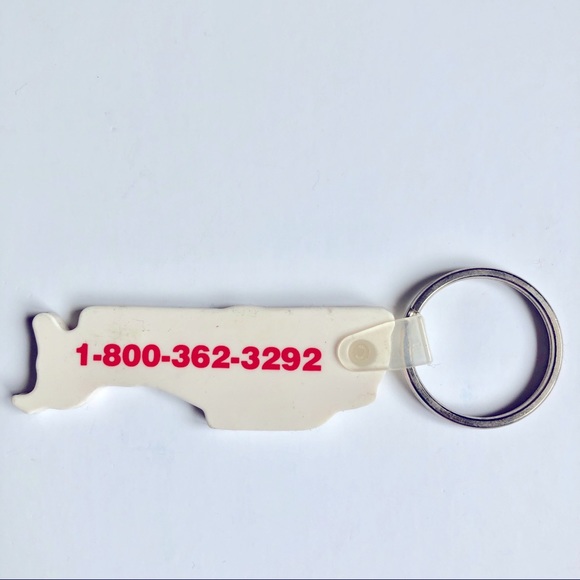 3/$15 VINTAGE Helicopter Keychain WESLEY LIFE WATCH White Unisex 4” - Picture 2 of 12